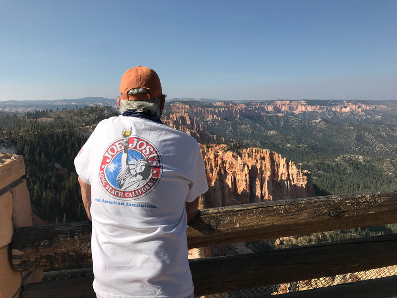 Joe Jost's shirt, around the world