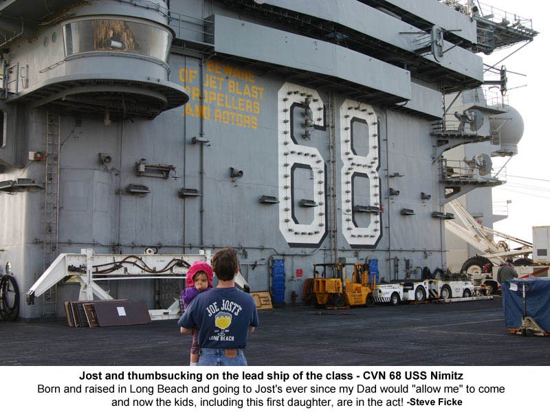 Joe Jost's shirt, USS Nimitz