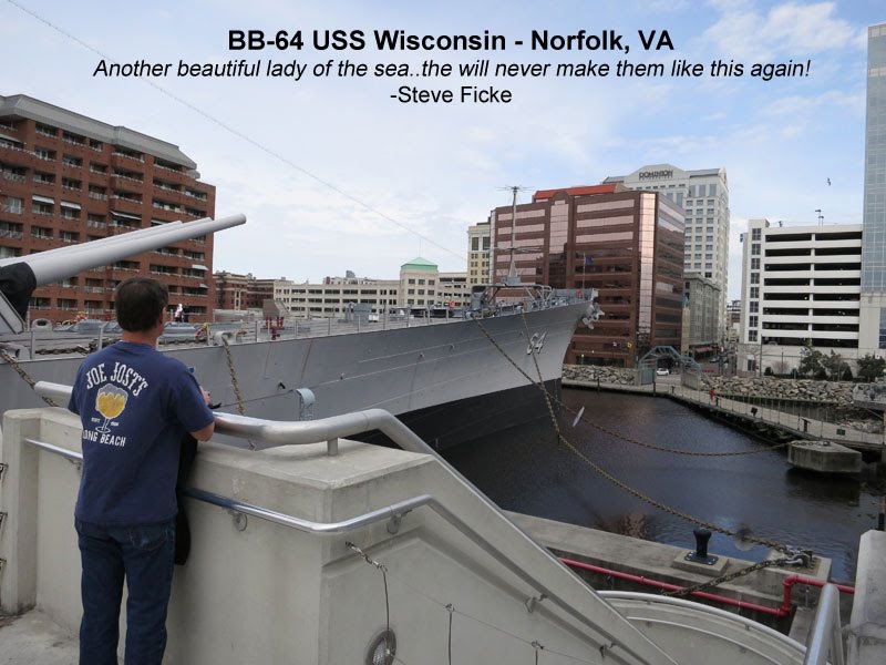 Joe Jost's shirt, USS Iowa, San Pedro