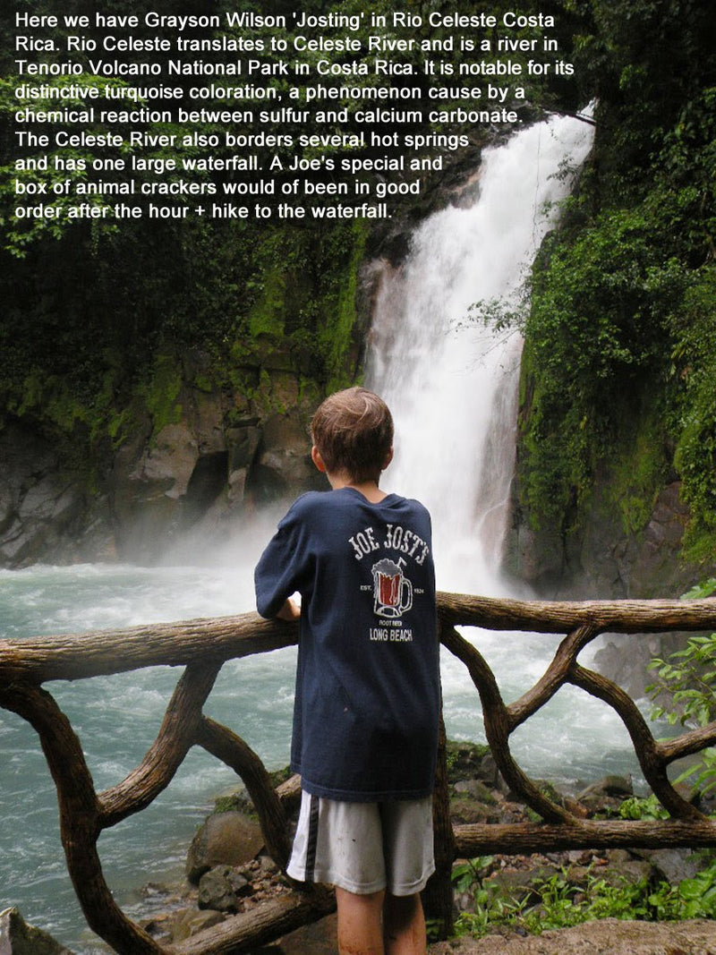 Joe Jost's shirt, Rio Celeste, Costa Rica