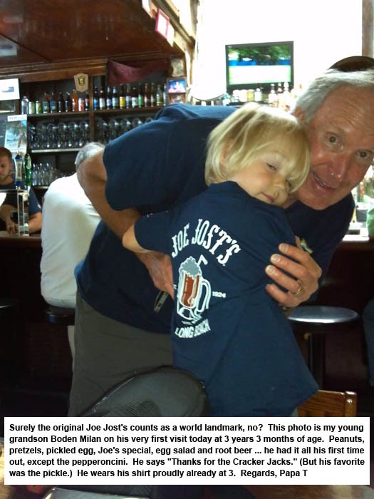 Joe Jost's shirt, around the world