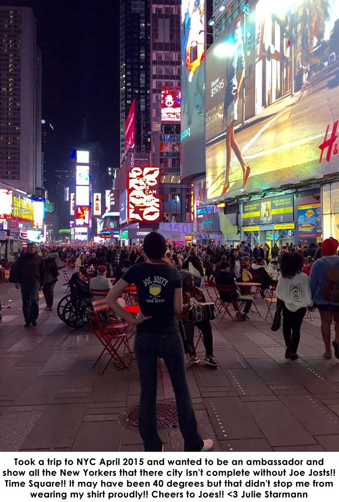 Joe Jost's shirt, Times Square, New York