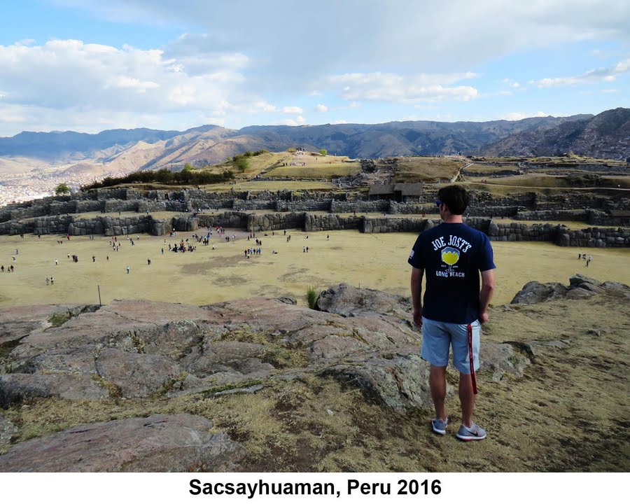 Joe Jost's shirt, Sacsayhuaman, Peru