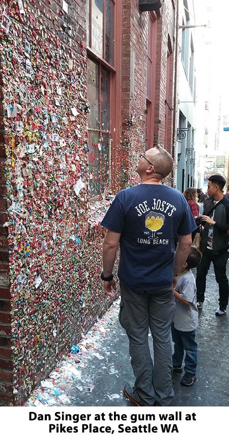 Joe Jost's shirt, Gum Wall, Seattle