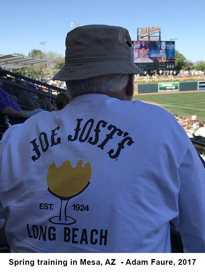 Joe Jost's shirt, Spring training, Arizona