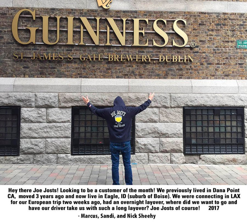 Joe Jost's shirt, Guinness Storehouse, Dublin