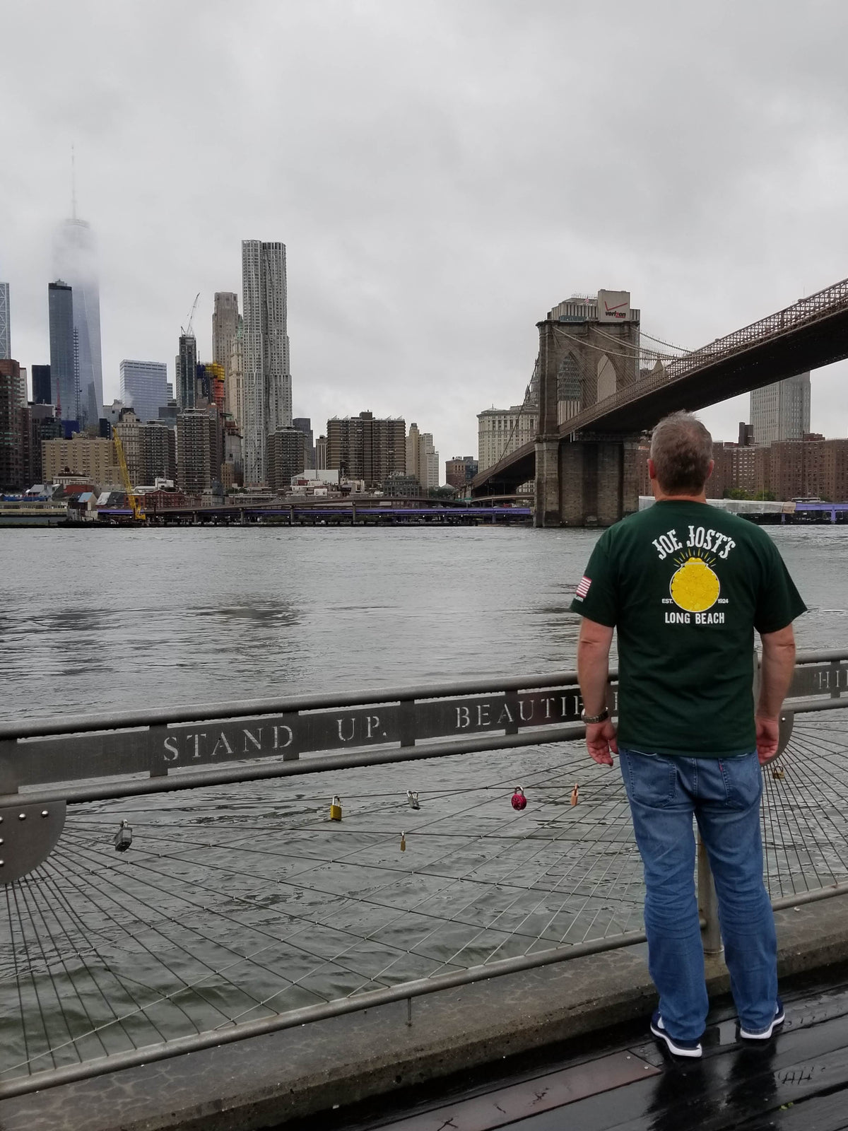 Joe Jost's shirt, around the world