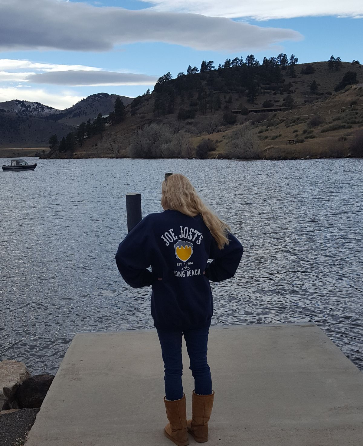 Joe Jost's shirt, Holter Lake, Montana