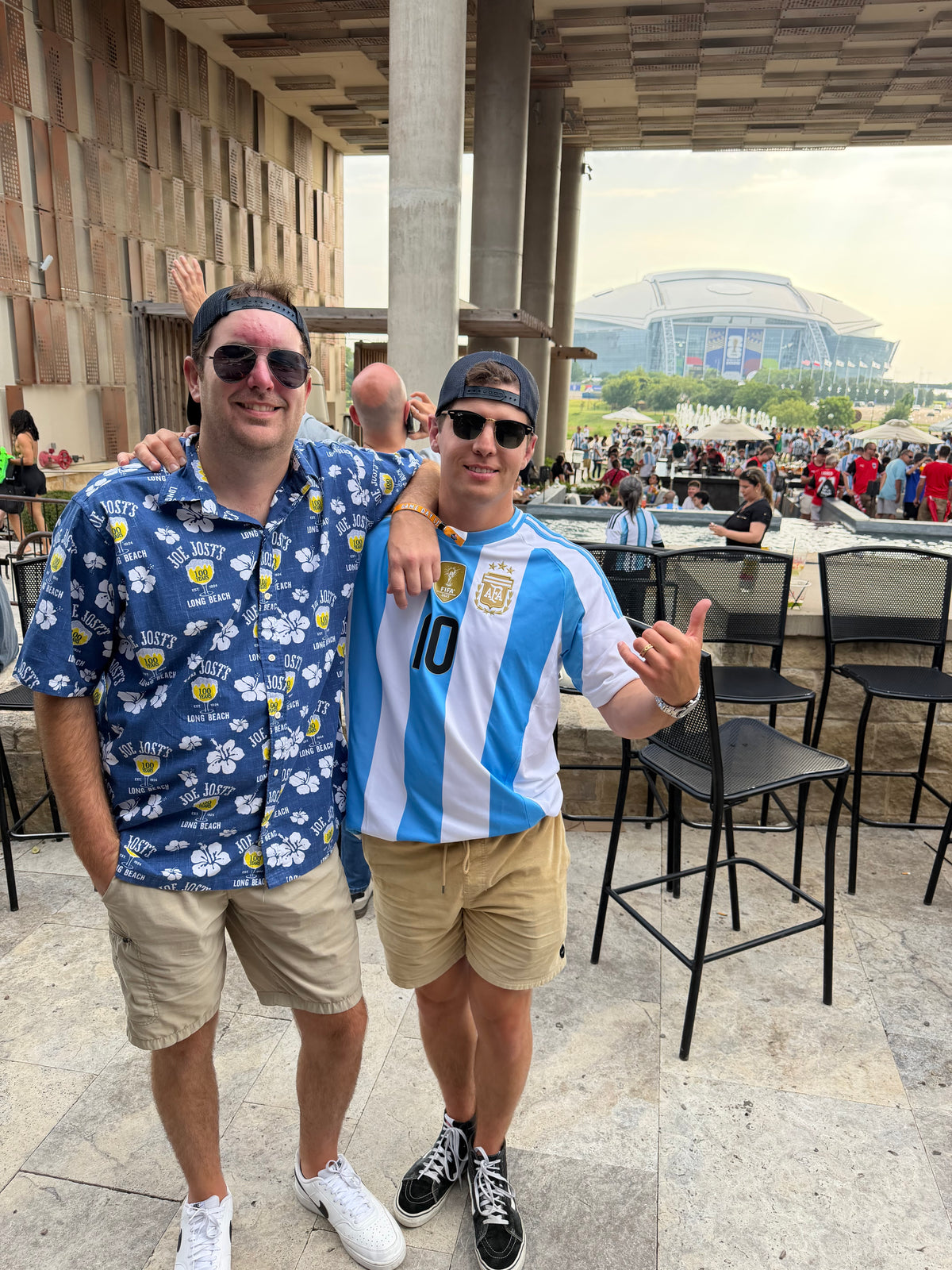 Joe Jost's shirt, around the world