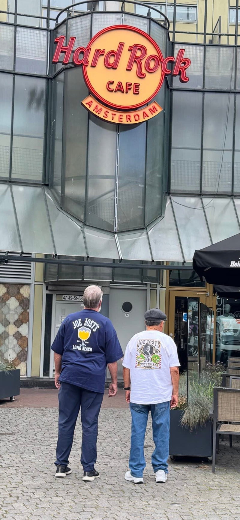 Joe Jost's shirt, around the world