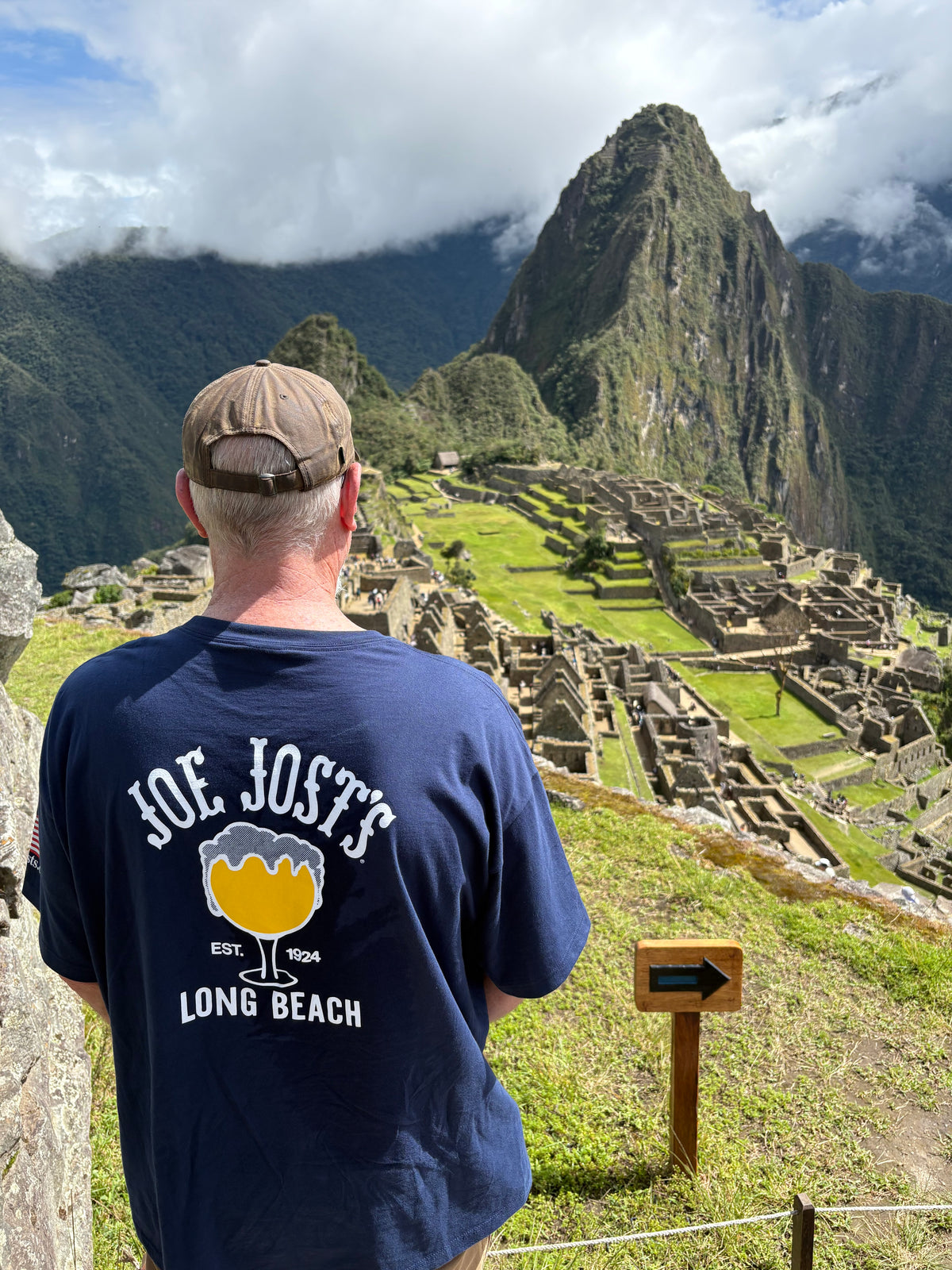 Joe Jost's shirt, around the world