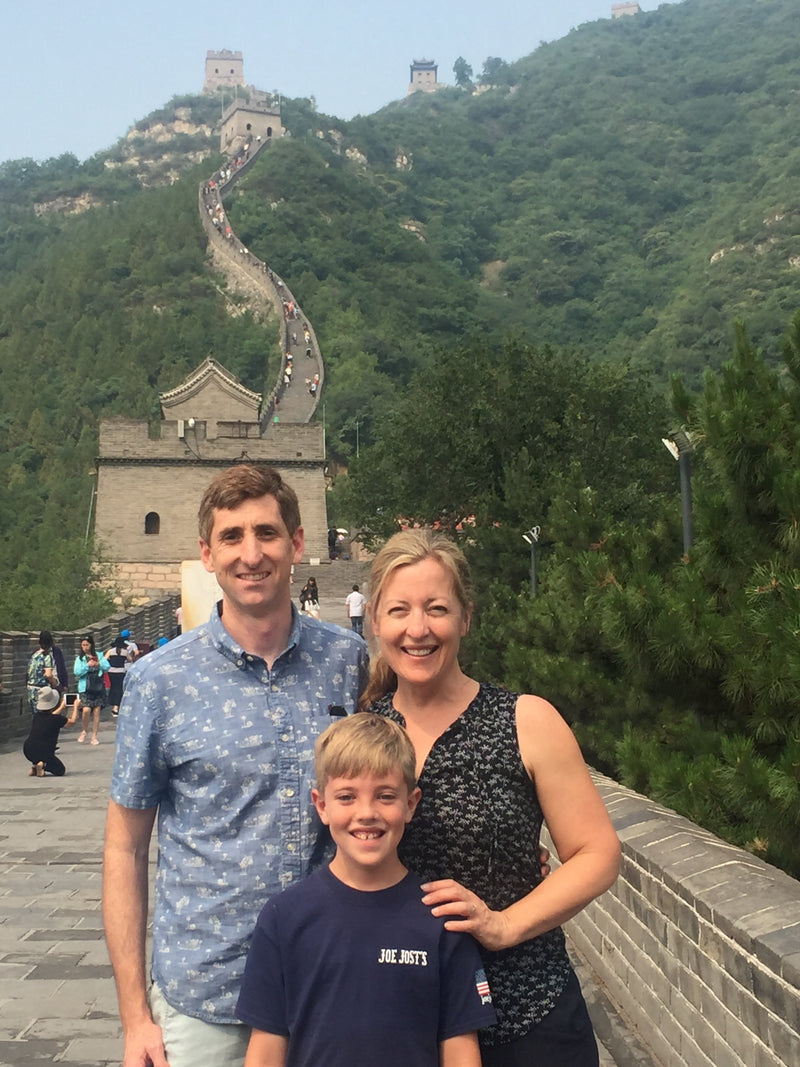 Joe Jost's shirt, Great Wall of China