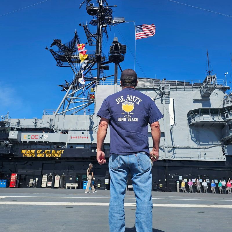 Joe Jost's shirt, USS Midway, San Diego